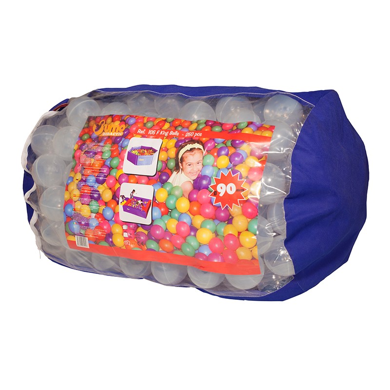 Saco 250 bolas piscina-transparente
