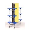 Mesa plegable 12 taburetes