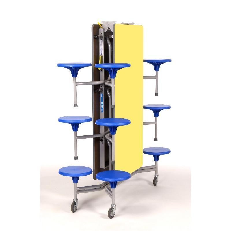 Mesa plegable 12 taburetes