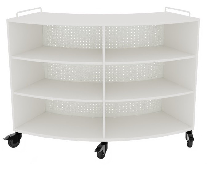 Estantería Shift+ curva doble cara