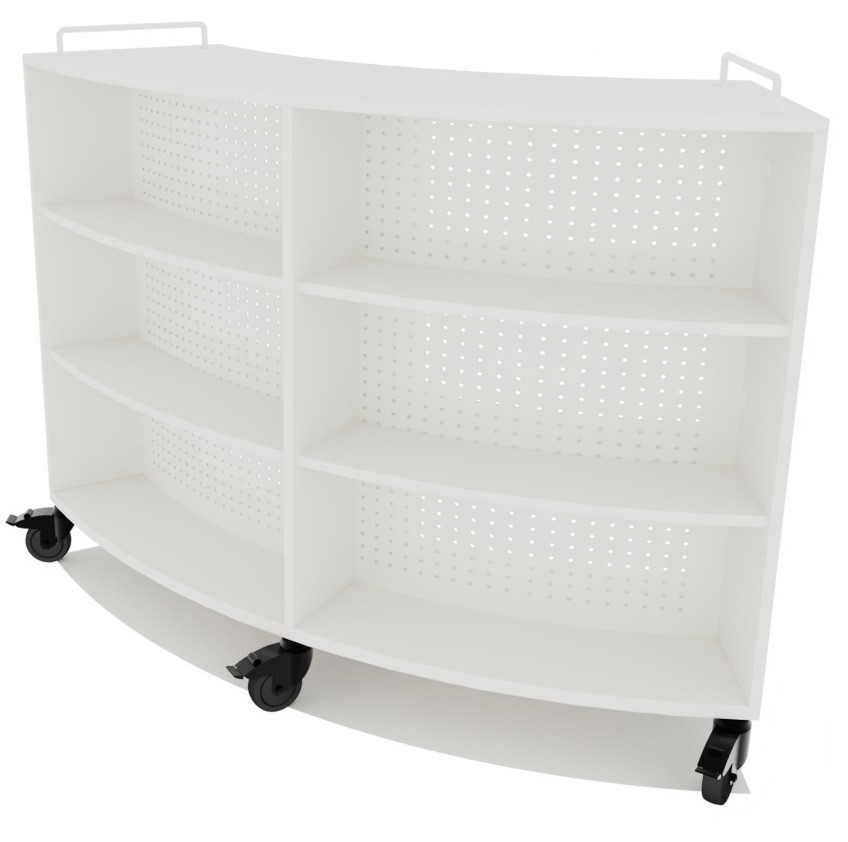 Estantería Shift+ curva doble cara