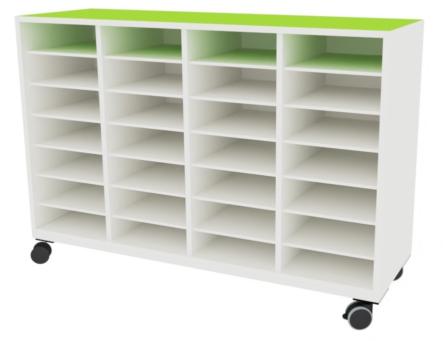 Armario 28 casillas 122x42x90cm