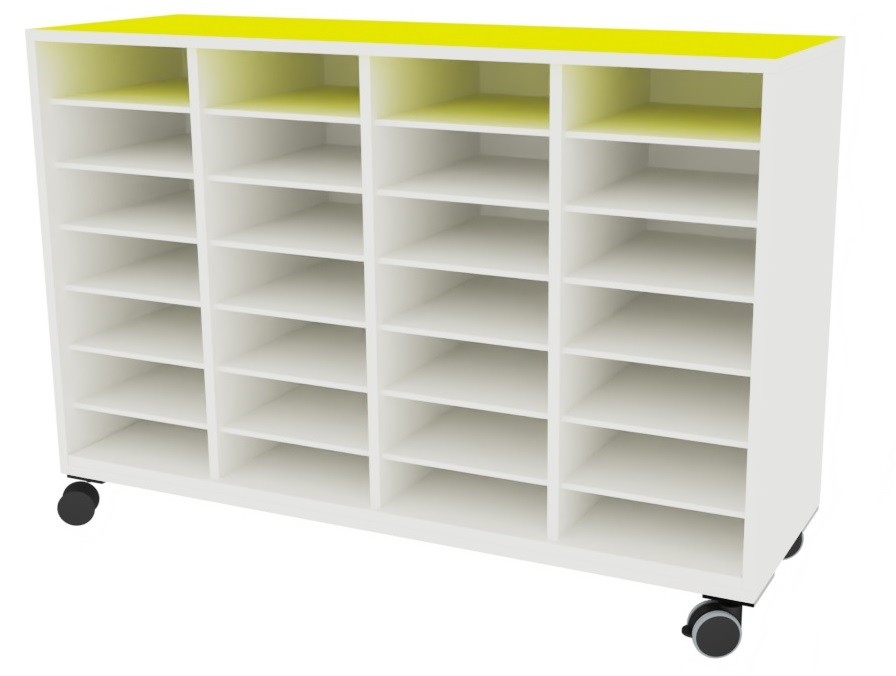 Armario 28 casillas 122x42x90cm