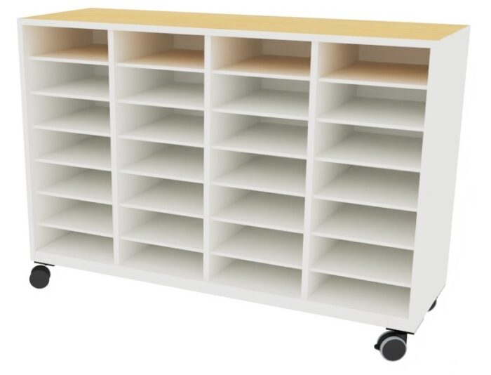 Armario 28 casillas 122x42x90cm