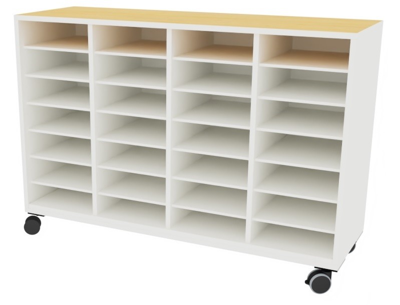 Armario 28 casillas 122x42x90cm