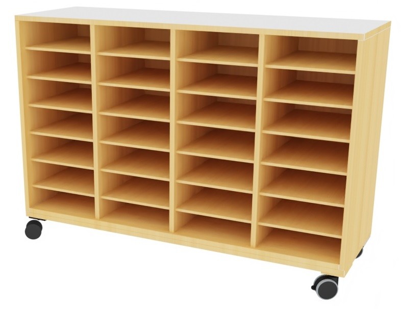 Armario 28 casillas 122x42x90cm