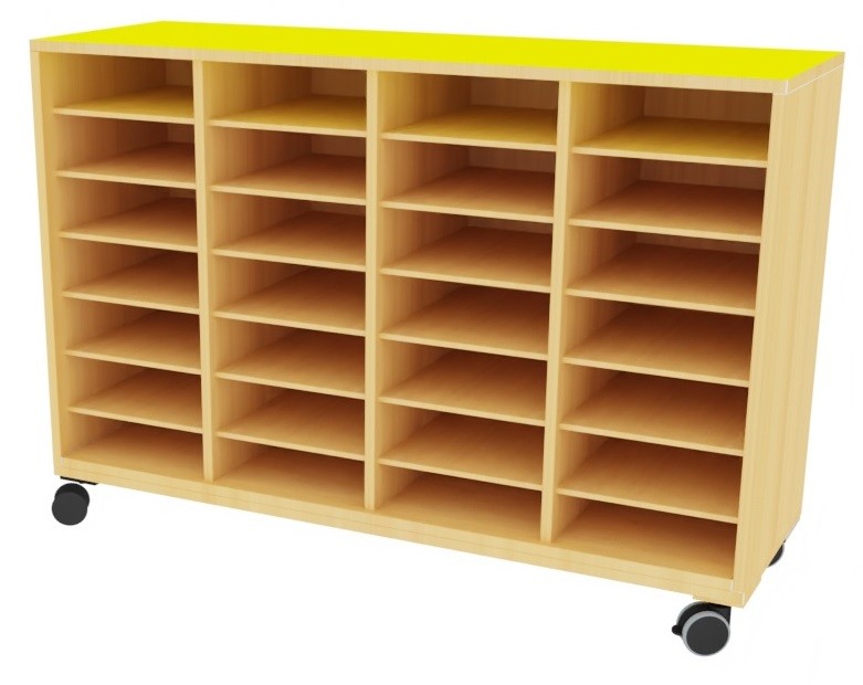 Armario 28 casillas 122x42x90cm