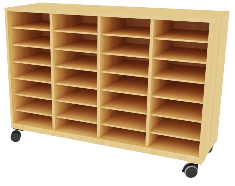 Armario 28 casillas 122x42x90cm