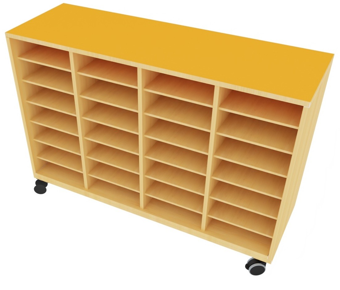 Armario 28 casillas 122x42x90cm