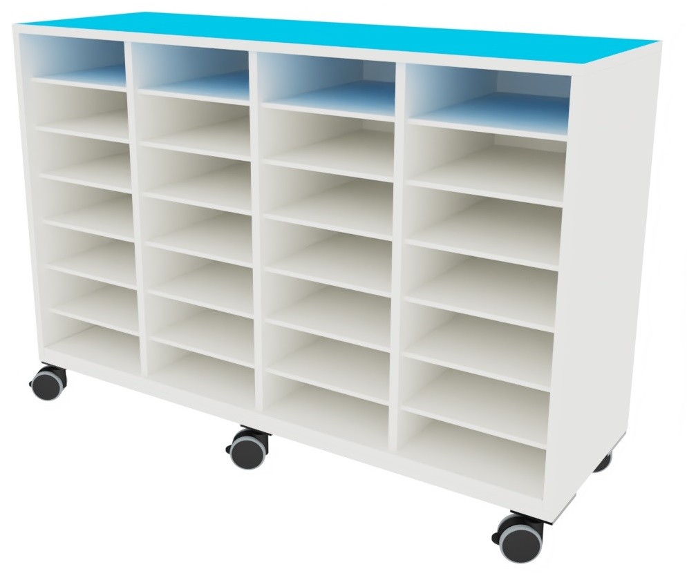 Armario 28 casillas 140x42x90cm