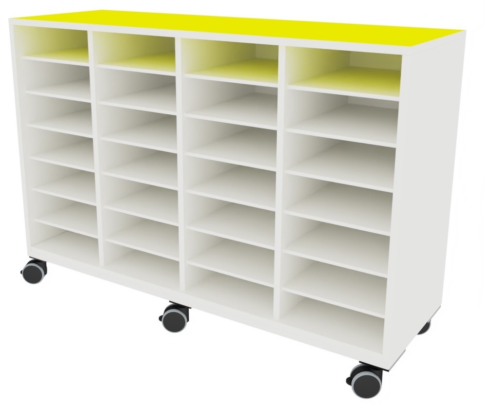 Armario 28 casillas 140x42x90cm