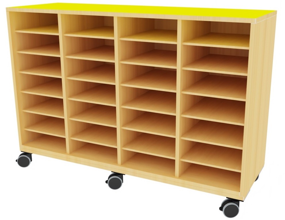 Armario 28 casillas 140x42x90cm