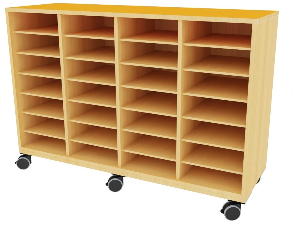 Armario 28 casillas 140x42x90cm