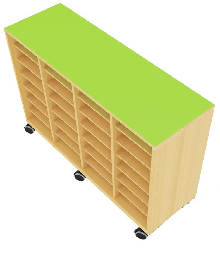 Armario 28 casillas 140x42x90cm