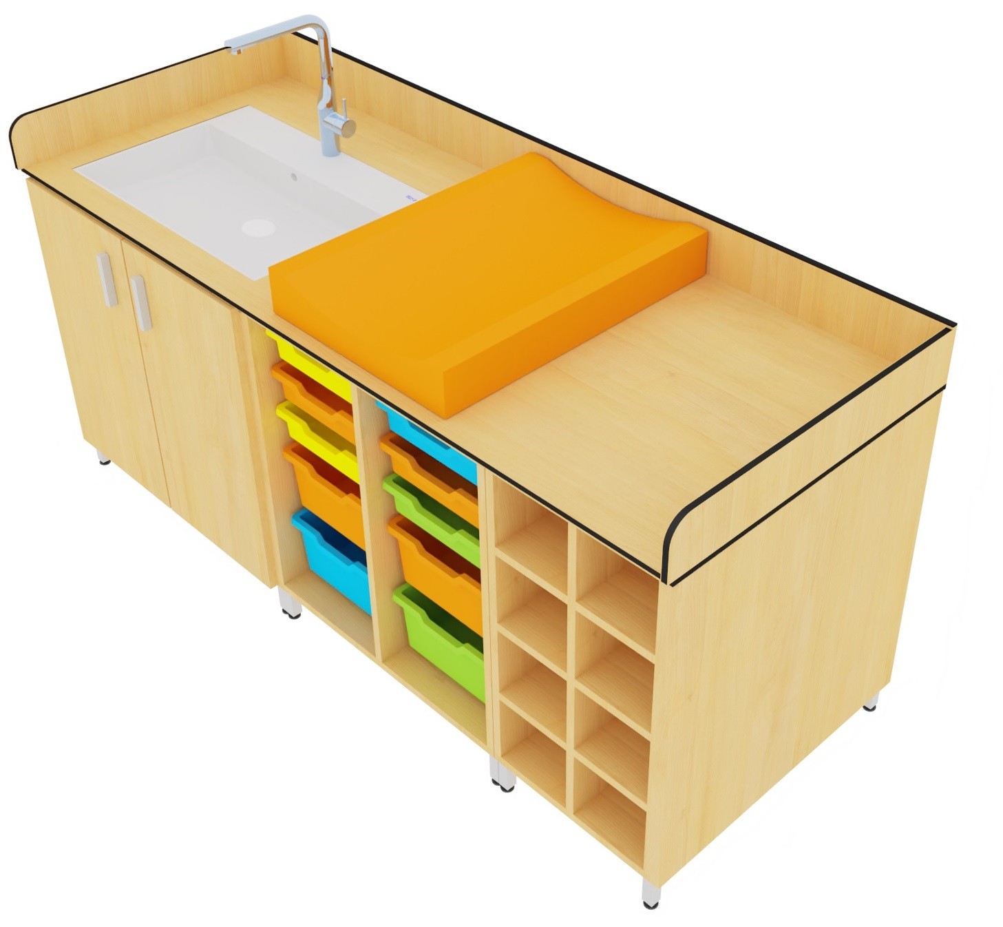 Cambiador 2 puertas y gavetero Cambiador 2 puertas y gavetero