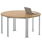 Mesa Network semicircular 160x80cm
