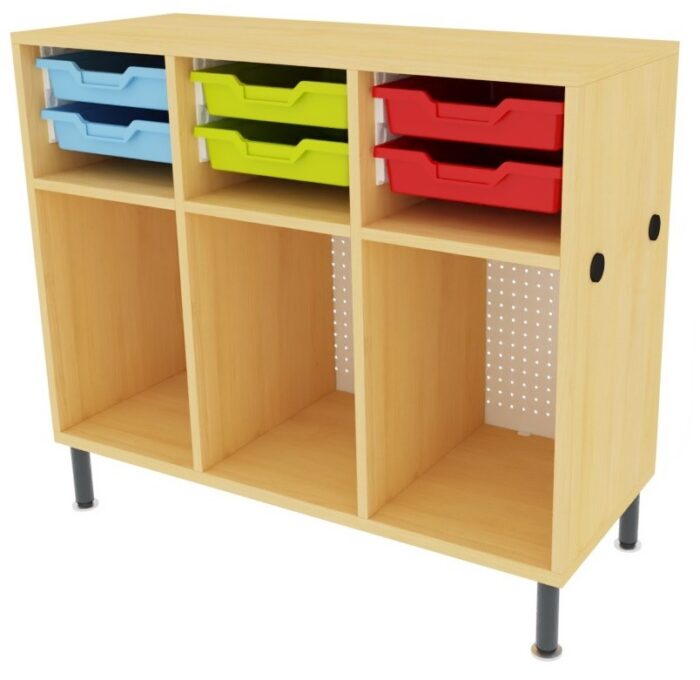 Casillero mochilas Shift+ con gavetas