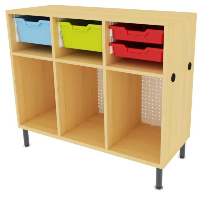 Casillero mochilas Shift+ con gavetas