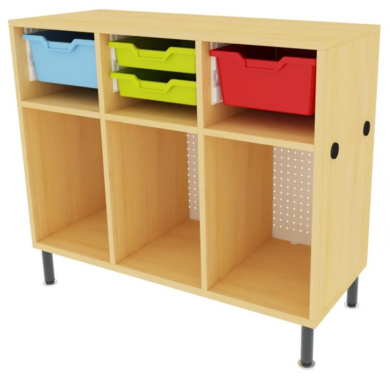 Casillero mochilas Shift+ con gavetas Casillero mochilas Shift+ con gavetas