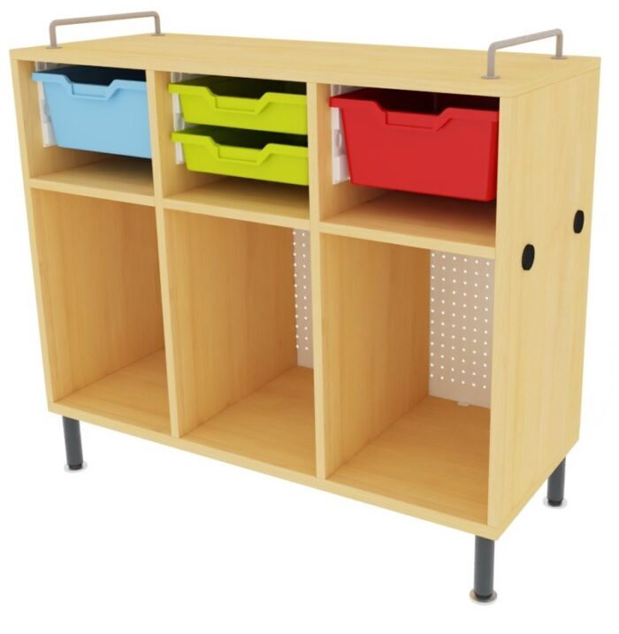 Casillero mochilas Shift+ con gavetas