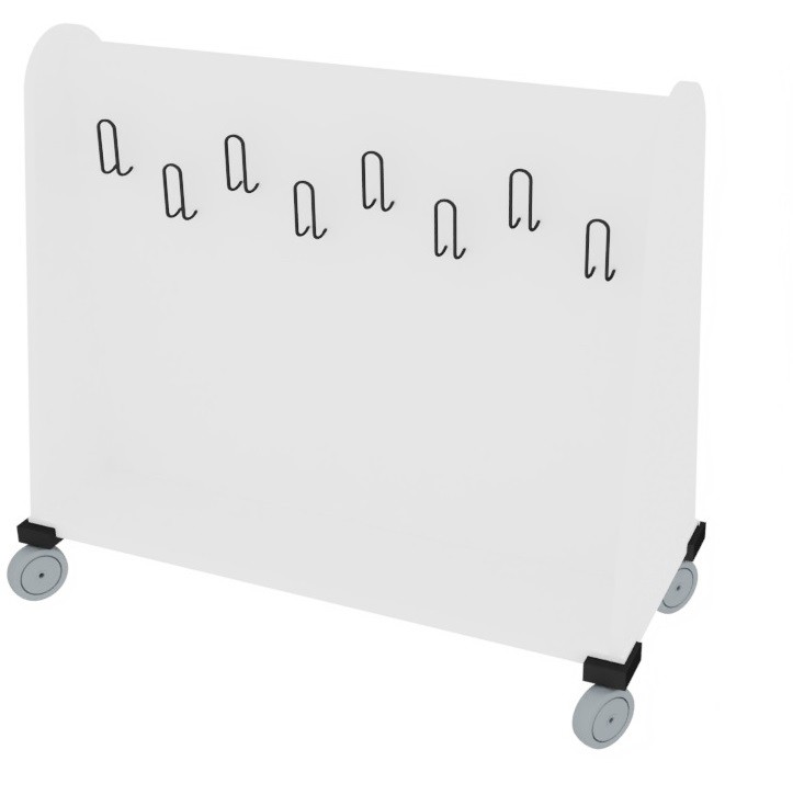 Perchero móvil doble Perchero móvil doble