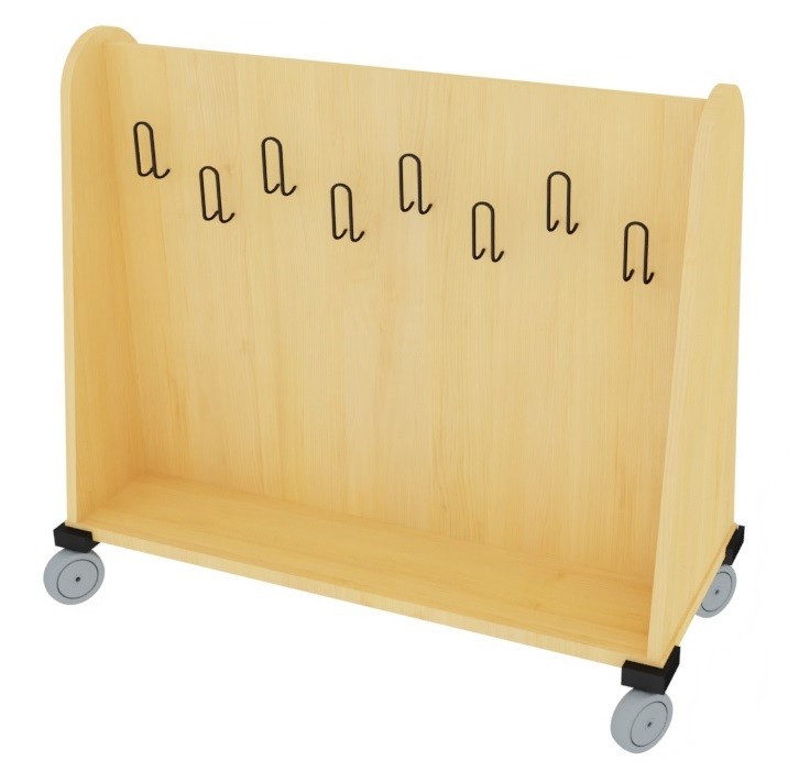 Perchero móvil doble Perchero móvil doble