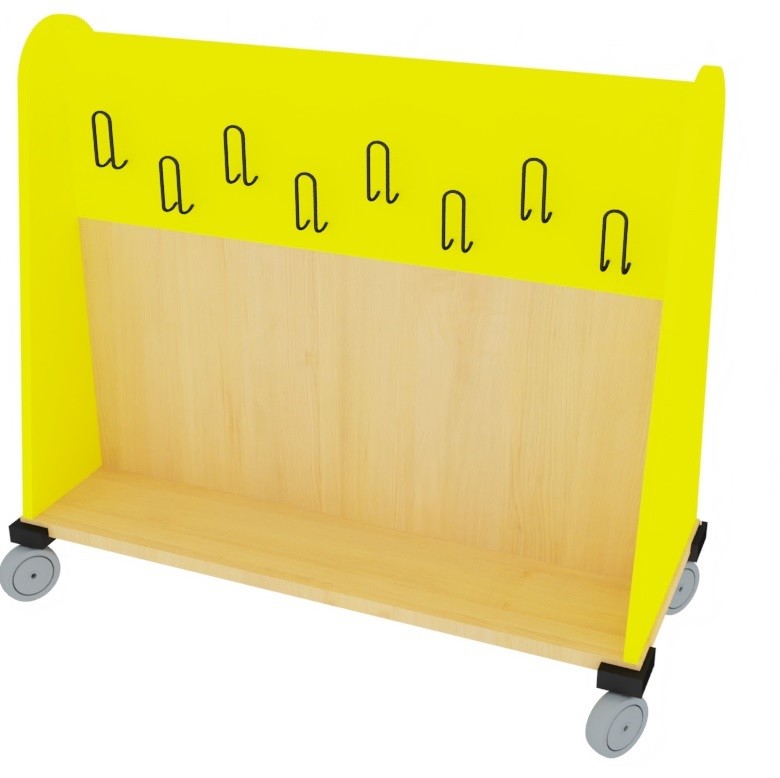 Perchero móvil doble Perchero móvil doble