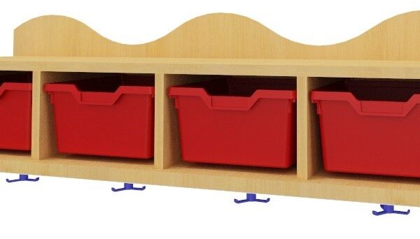 Perchero con gavetas