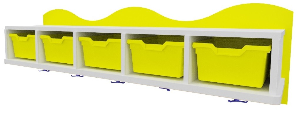 Perchero con gavetas