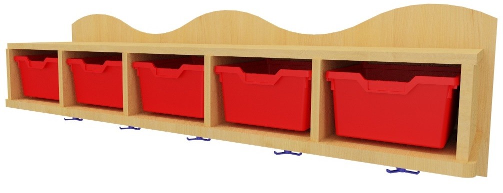 Perchero con gavetas