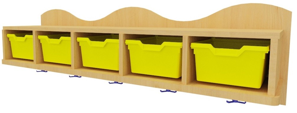 Perchero con gavetas