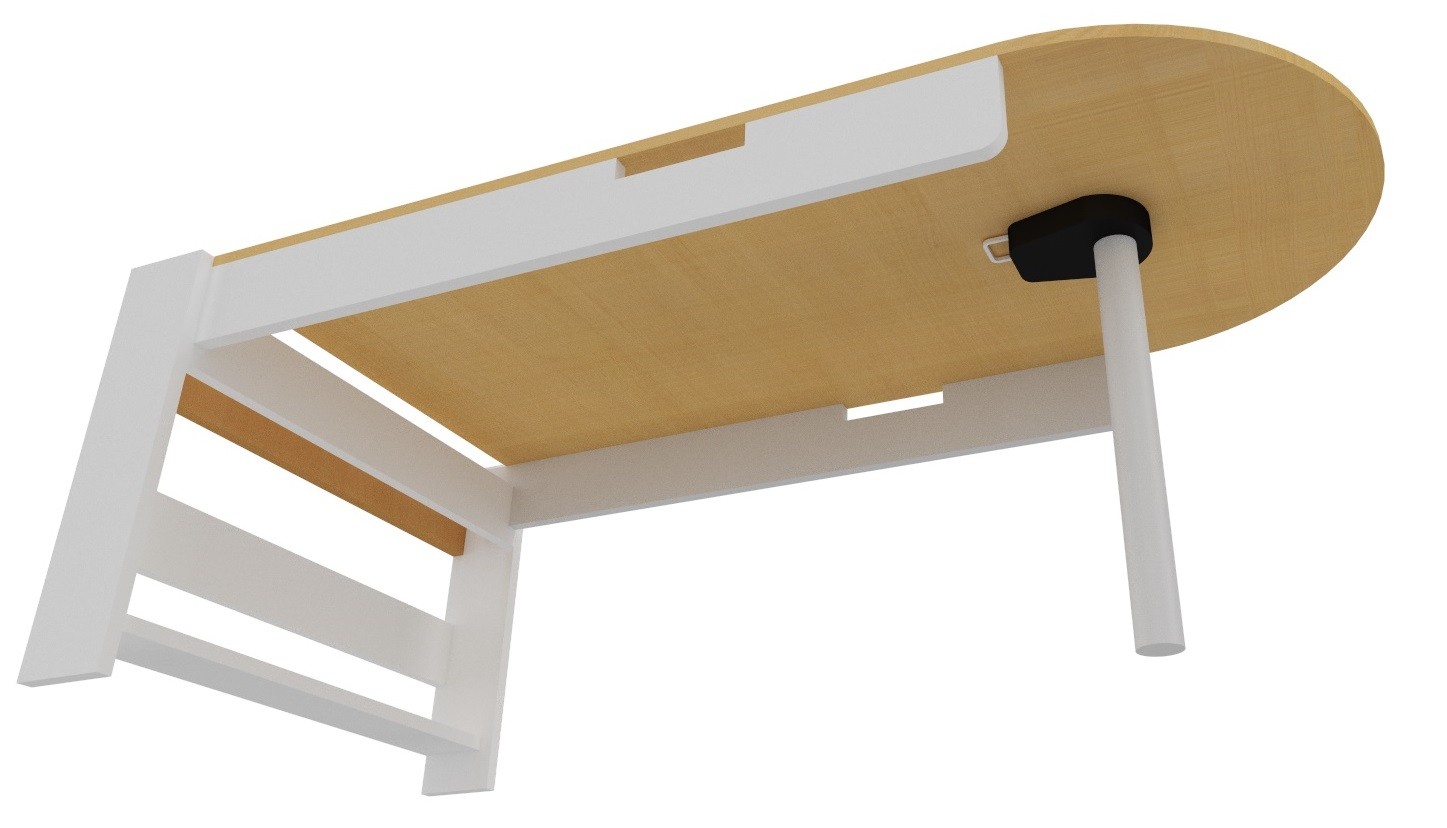 Mesa abatible a la pared