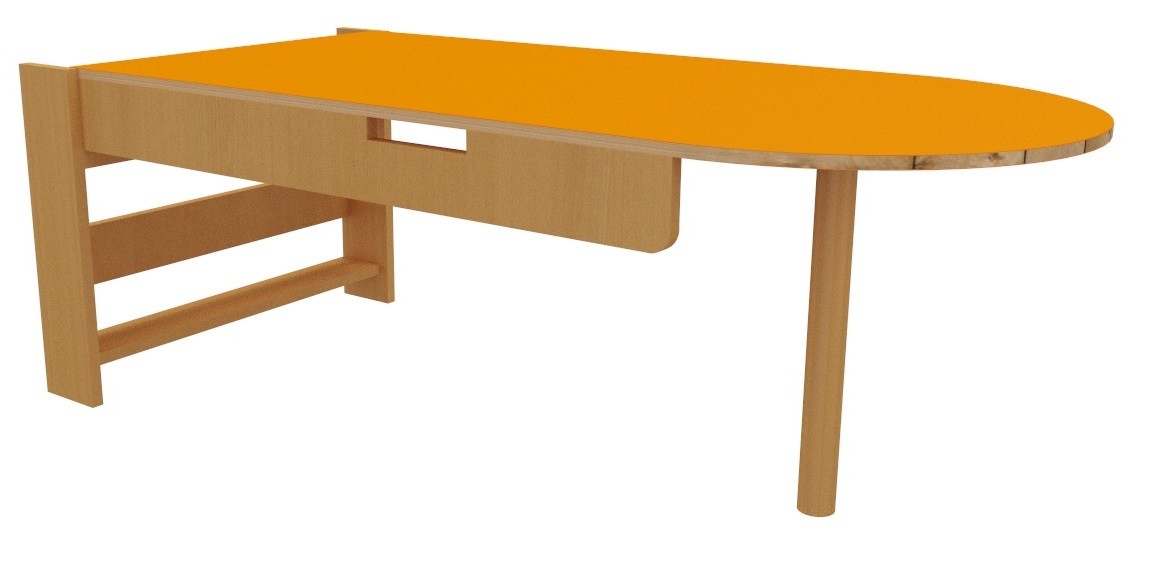 Mesa abatible a la pared