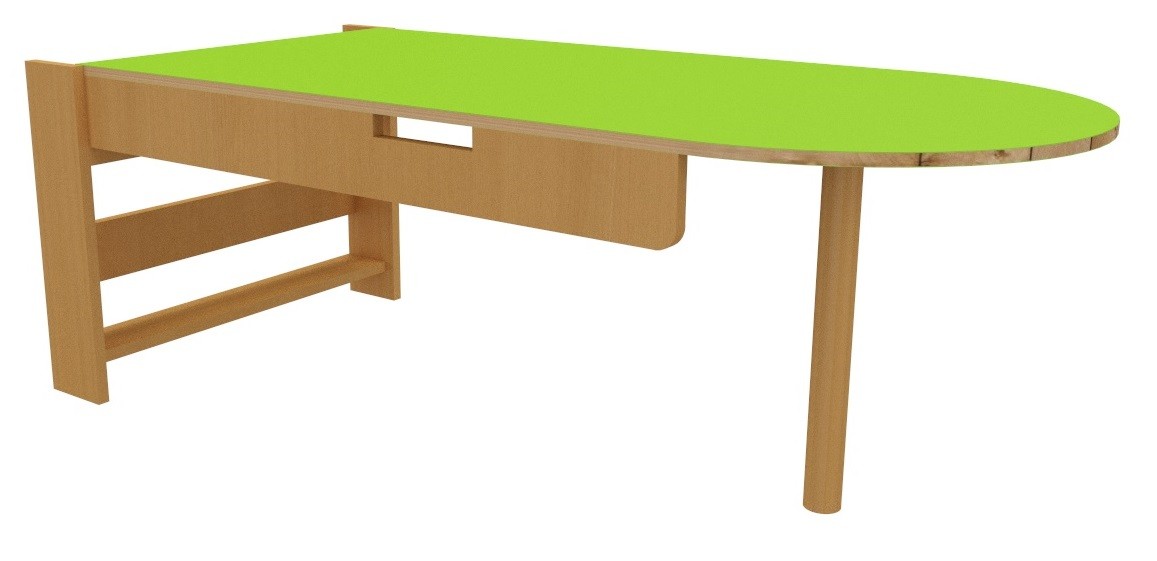 Mesa abatible a la pared