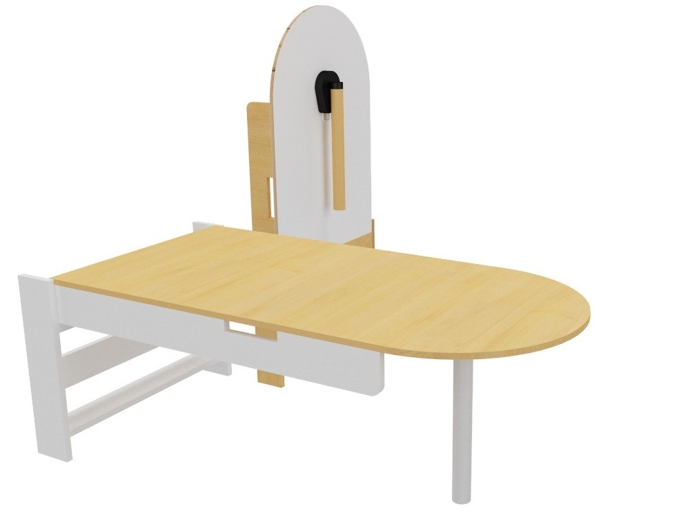 Mesa abatible a la pared