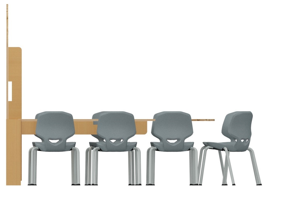 Mesa abatible a la pared