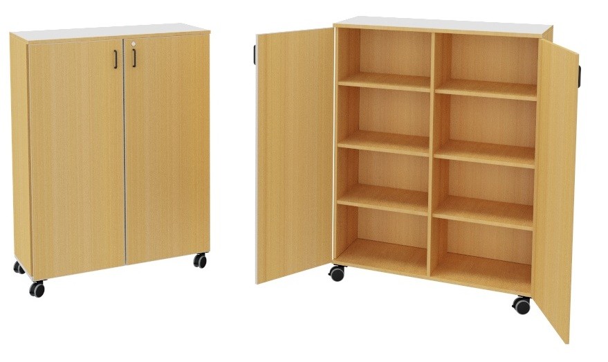 Armario 2 puertas altura 150 cm