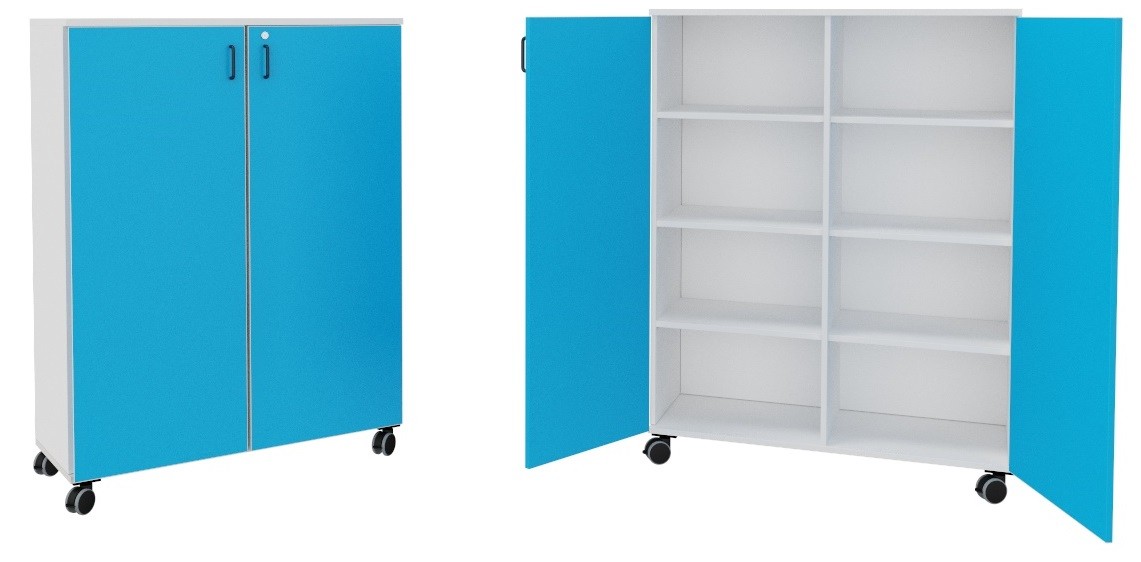 Armario 2 puertas altura 150 cm