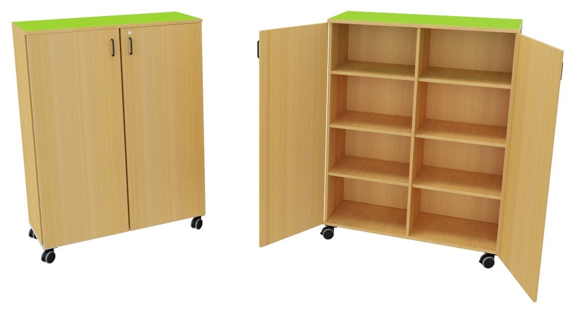 Armario 2 puertas altura 150 cm