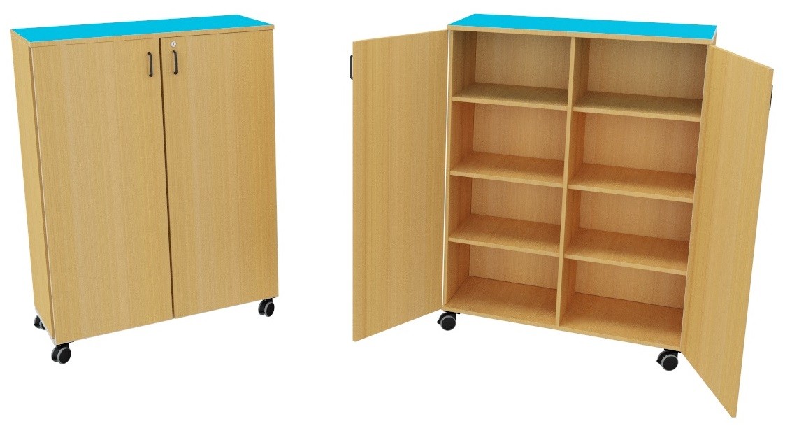 Armario 2 puertas altura 150 cm