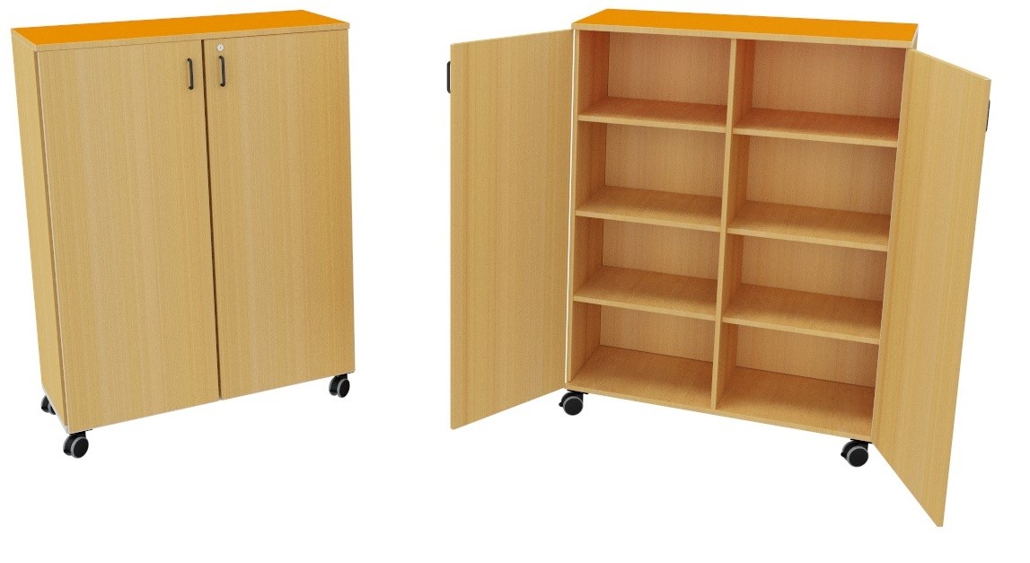 Armario 2 puertas altura 150 cm