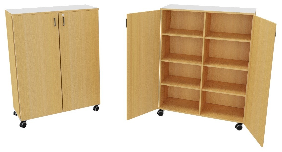 Armario 2 puertas altura 150 cm