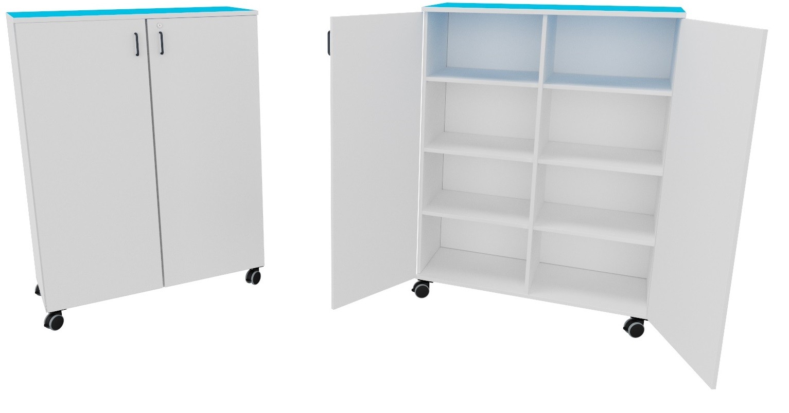 Armario 2 puertas altura 150 cm