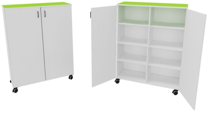 Armario 2 puertas altura 150 cm