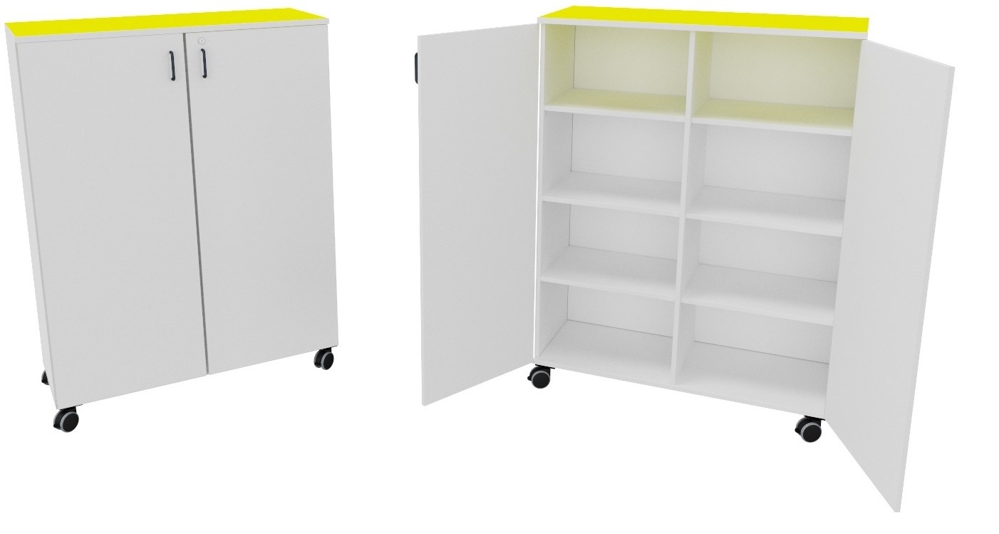 Armario 2 puertas altura 150 cm