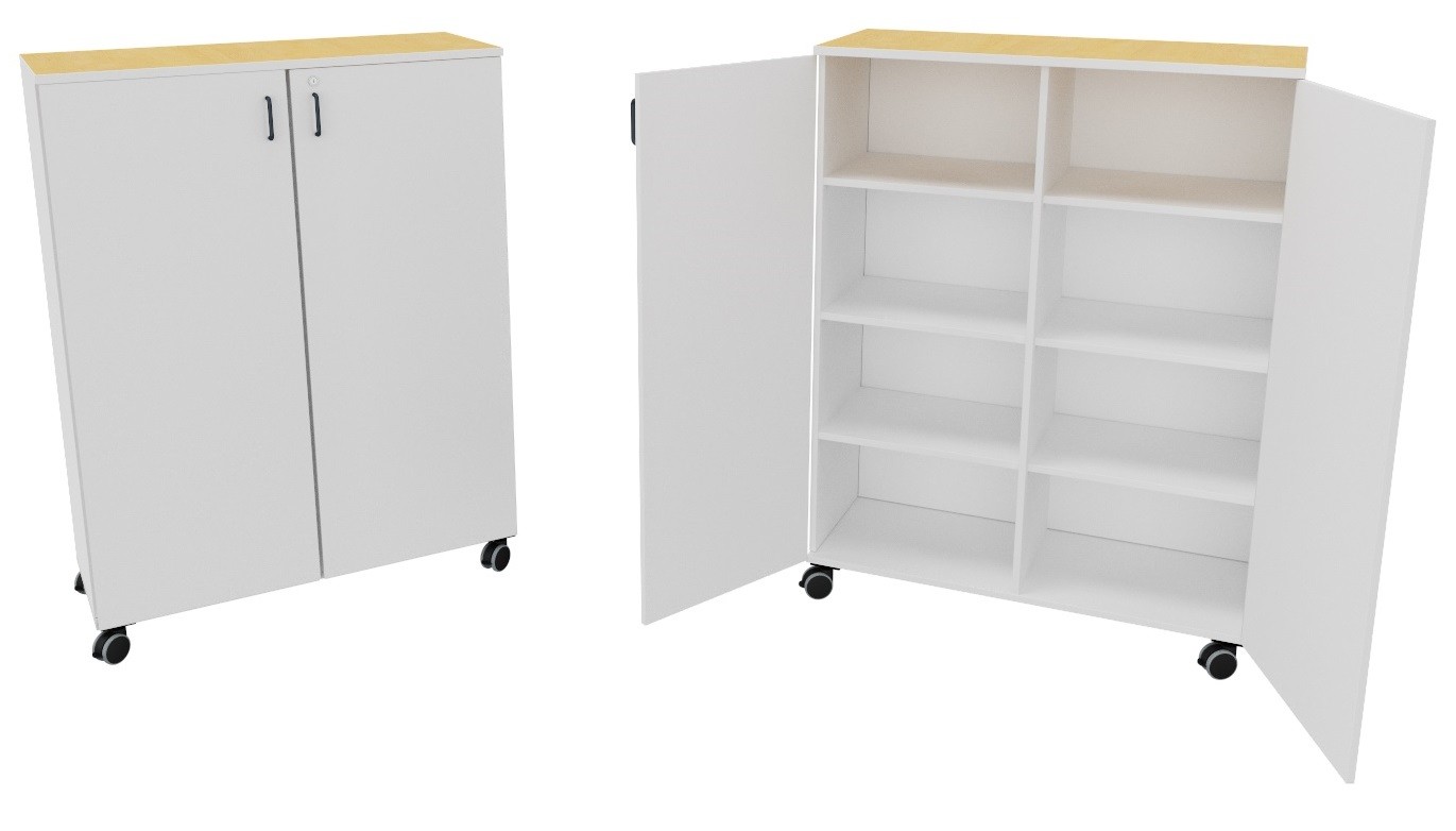 Armario 2 puertas altura 150 cm