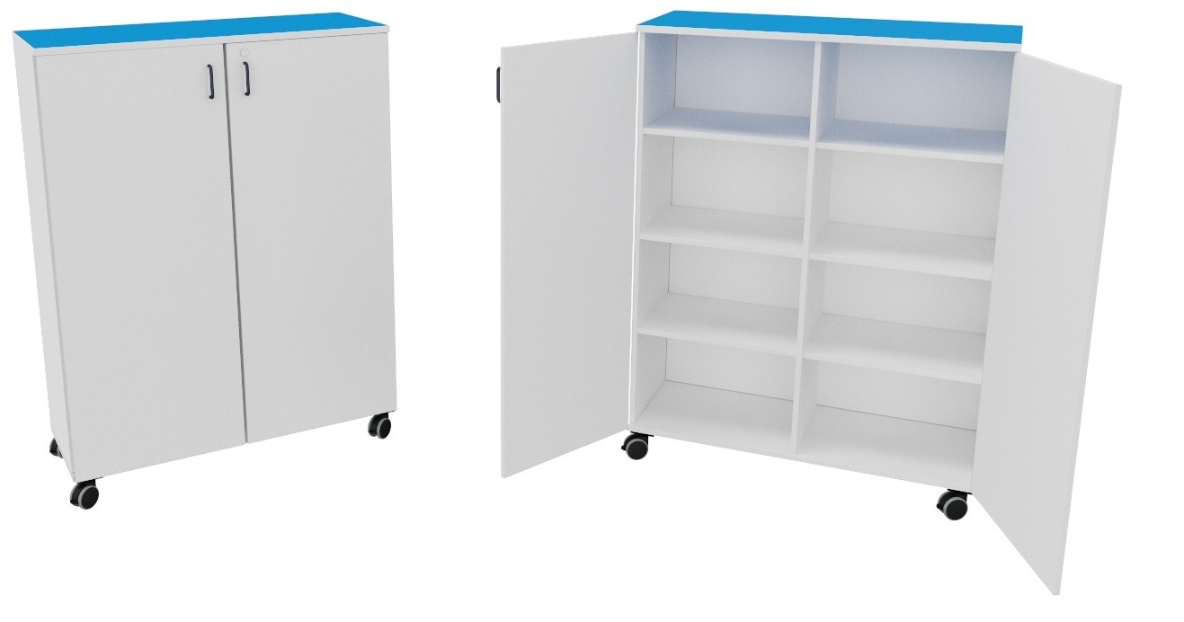 Armario 2 puertas altura 150 cm