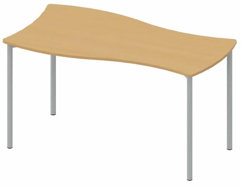 Mesa Shift+ Base de grupo con bastidor de 4 patas Mesa Shift+ Base de grupo con bastidor de 4 patas