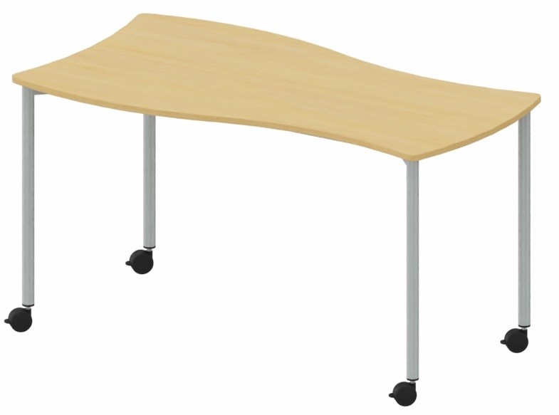 Mesa Shift+ Base de grupo con bastidor de 4 patas Mesa Shift+ Base de grupo con bastidor de 4 patas