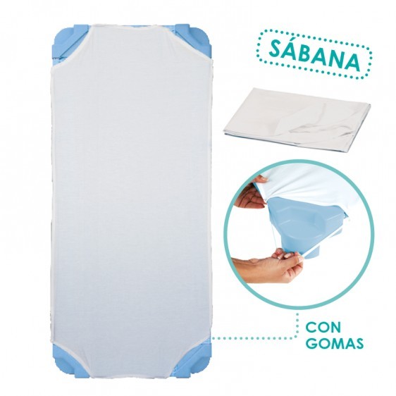 Sabana bajera cama apilable